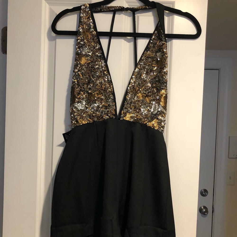 Nasty Gal beaded romper